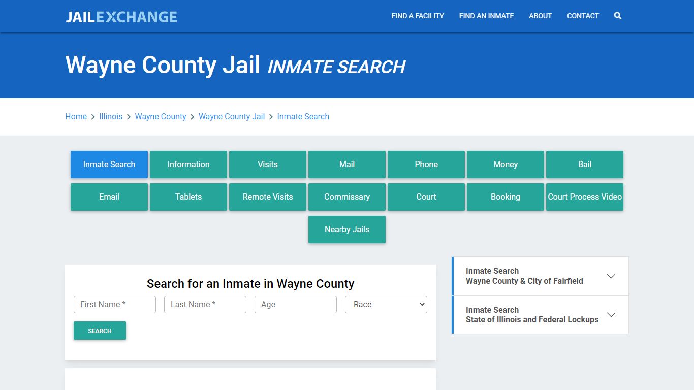 Wayne County Jail, IL Inmate Search: Roster & Mugshots